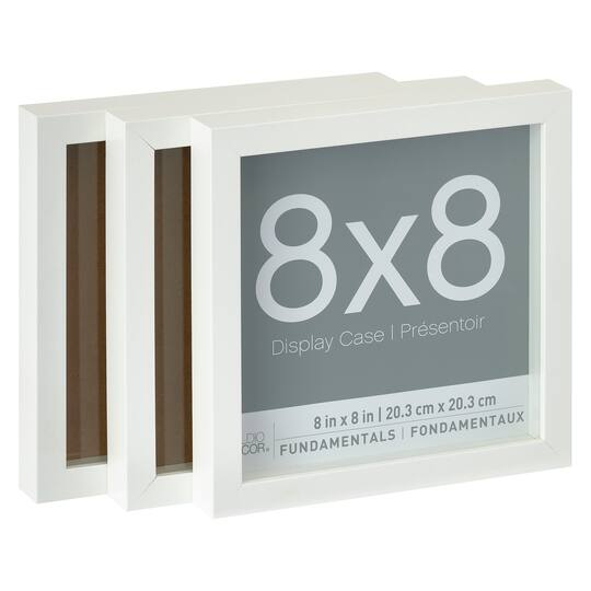12 Packs: 3 ct. (36 total) White 8" x 8" Shadow Boxes, Fundamentals by Studio Décor®